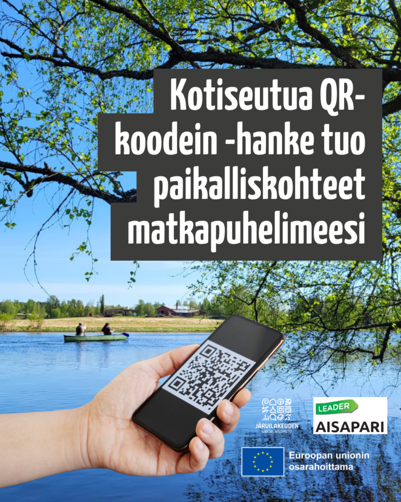 Kotiseutua QR-koodein -hanke tuo paikalliskohteet matkapuhelimeesi